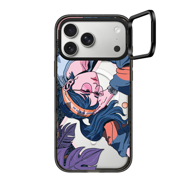 Mozza x CASETiFY iPhone 17 Pro Max P[X Cartoon,Anime ubN CpNgOX^hP[X MagSafeΉ Tiki-Taka