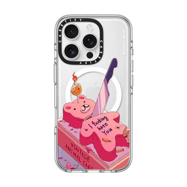 Mozza x CASETiFY iPhone 16 Pro ケース Cartoon,Anime クリア クリア ケース MagSafe対応 Cake for you Father's Day Mozza x CASETiFY iPhone 16 Pro ケース Cartoon,Anime クリア クリア ケース MagSafe対応 Cake for you Father's Day