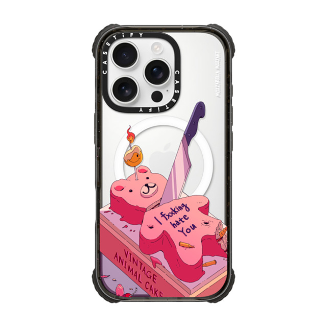 Mozza x CASETiFY iPhone 16 Pro ケース Cartoon,Anime ブラック ウルトラ インパクトケース MagSafe 対応 Cake for you Father's Day Mozza x CASETiFY iPhone 16 Pro ケース Cartoon,Anime ブラック ウルトラ インパクトケース MagSafe 対応 Cake for you Father's Day