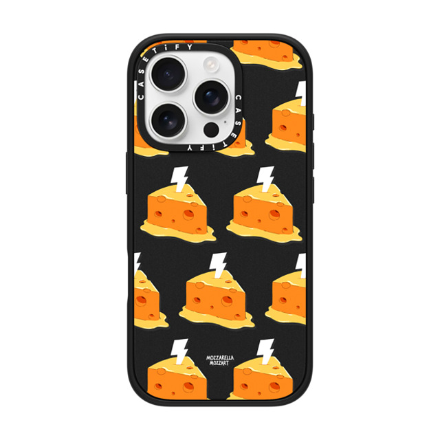 Mozza x CASETiFY iPhone 16 Pro ケース Emerging,Digital Art マットブラック インパクトケース MagSafe対応 Cheese Power Father's Day Mozza x CASETiFY iPhone 16 Pro ケース Emerging,Digital Art マットブラック インパクトケース MagSafe対応 Cheese Power Father's Day