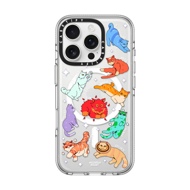 Mozza x CASETiFY iPhone 16 Pro Case Cat,Animal クリア クリア ケース MagSafe対応 Cativerse Solar System Mother's Day Mozza x CASETiFY iPhone 16 Pro Case Cat,Animal クリア クリア ケース MagSafe対応 Cativerse Solar System Mother's Day