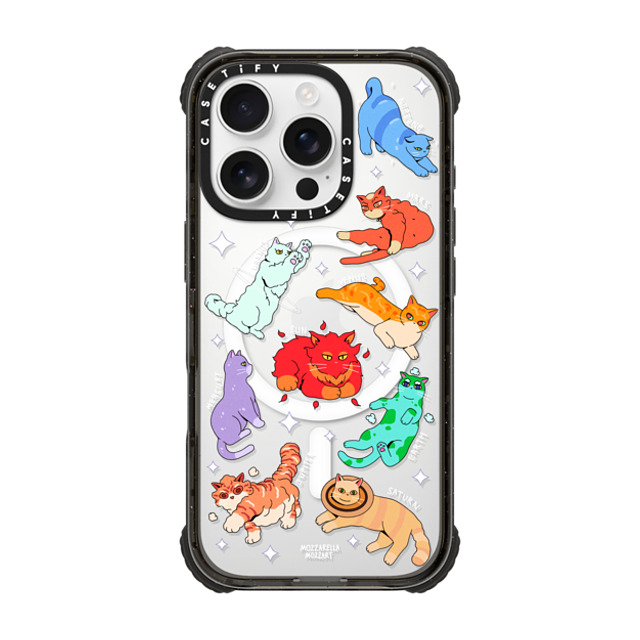 Mozza x CASETiFY iPhone 16 Pro ケース Cat,Animal ブラック ウルトラ インパクトケース MagSafe 対応 Cativerse Solar System Father's Day Mozza x CASETiFY iPhone 16 Pro ケース Cat,Animal ブラック ウルトラ インパクトケース MagSafe 対応 Cativerse Solar System Father's Day