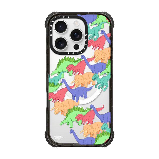 Mozza x CASETiFY iPhone 16 Pro Case Dinosaur,Animal Black ウルトラ インパクトケース MagSafe 対応 Dinosaur Exodus Back to School Mozza x CASETiFY iPhone 16 Pro Case Dinosaur,Animal Black ウルトラ インパクトケース MagSafe 対応 Dinosaur Exodus Back to School