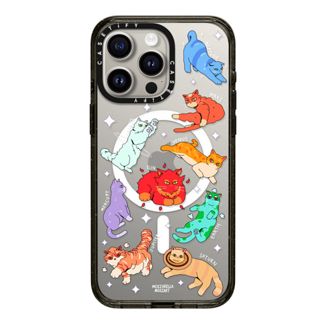 Mozza x CASETiFY iPhone 15 Pro Max Case Cat,Animal Black Impact Case MagSafe Compatible Cativerse Solar System Mother's Day Mozza x CASETiFY iPhone 15 Pro Max Case Cat,Animal Black Impact Case MagSafe Compatible Cativerse Solar System Mother's Day
