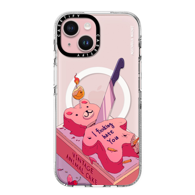 Mozza x CASETiFY iPhone 15 ケース Cartoon,Anime クリア クリア ケース MagSafe対応 Cake for you Father's Day Mozza x CASETiFY iPhone 15 ケース Cartoon,Anime クリア クリア ケース MagSafe対応 Cake for you Father's Day