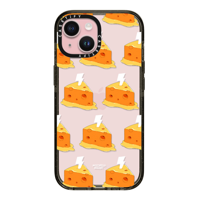 Mozza x CASETiFY iPhone 15 ケース Emerging,Digital Art ブラック インパクトケース Cheese Power Father's Day Mozza x CASETiFY iPhone 15 ケース Emerging,Digital Art ブラック インパクトケース Cheese Power Father's Day