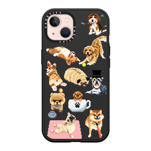 Fatbeard x CASETiFY iPhone 13 ケース マットブラック インパクトケース MagSafe対応 Celebrating International Dog Day!