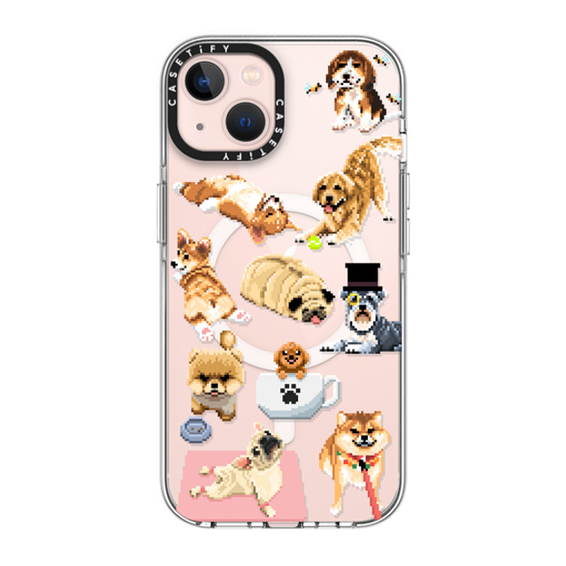 Fatbeard x CASETiFY iPhone 13 ケース クリア クリア ケース MagSafe対応 Celebrating International Dog Day!