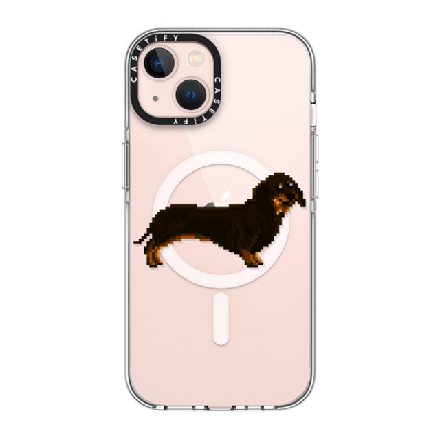 Fatbeard x CASETiFY iPhone 13 ケース クリア クリア ケース MagSafe対応 Wiener on the Move