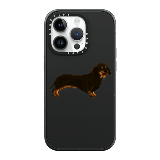 Fatbeard x CASETiFY iPhone 14 Pro ケース マットブラック インパクトケース MagSafe対応 Wiener on the Move