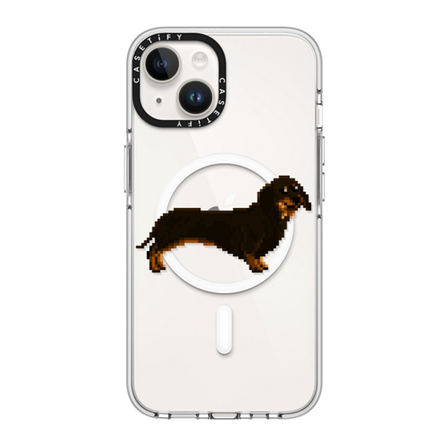 Fatbeard x CASETiFY iPhone 14 ケース クリア クリア ケース MagSafe対応 Wiener on the Move