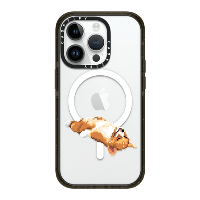 Fatbeard x CASETiFY iPhone 14 Pro ケース ブラック インパクトケース MagSafe対応 My Design #104