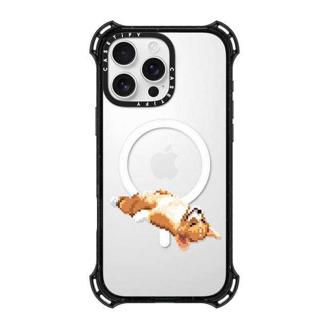 Fatbeard x CASETiFY iPhone 16 Pro Max ケース ブラック バウンスケース My Design #104