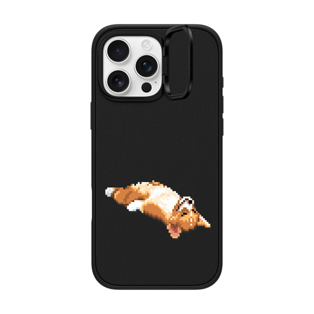 Fatbeard x CASETiFY iPhone 16 Pro Max ケース マットブラック インパクトリングスタンドケース MagSafe対応 My Design #104