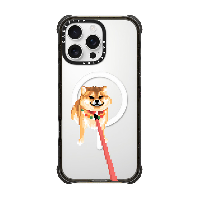 Fatbeard x CASETiFY iPhone 16 Pro Max Case Black ウルトラ インパクトケース MagSafe 対応 Stubborn Shiba Inu Father's Day Fatbeard x CASETiFY iPhone 16 Pro Max Case Black ウルトラ インパクトケース MagSafe 対応 Stubborn Shiba Inu Father's Day
