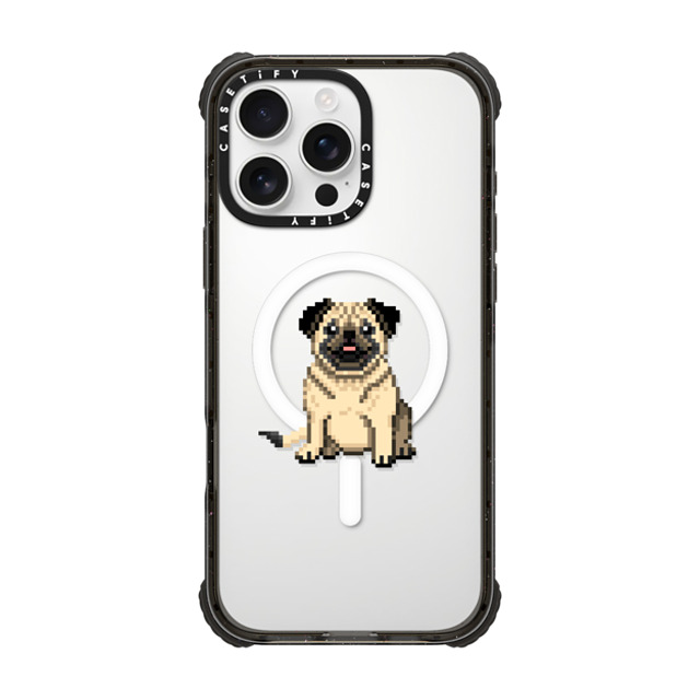 Fatbeard x CASETiFY iPhone 16 Pro Max Case Black ウルトラ インパクトケース MagSafe 対応 Photogenic Pug Back to School Fatbeard x CASETiFY iPhone 16 Pro Max Case Black ウルトラ インパクトケース MagSafe 対応 Photogenic Pug Back to School