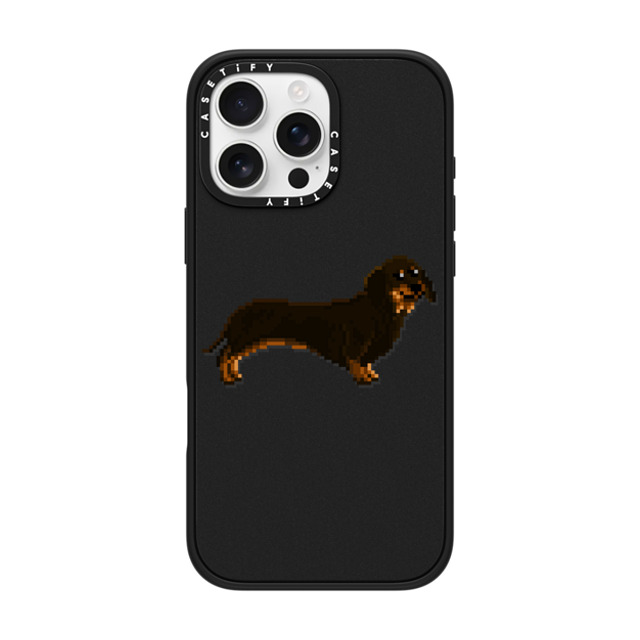 Fatbeard x CASETiFY iPhone 16 Pro Max ケース マットブラック インパクトケース MagSafe対応 Wiener on the Move