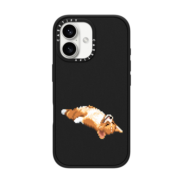 Fatbeard x CASETiFY iPhone 16 ケース マットブラック インパクトケース MagSafe対応 My Design #104