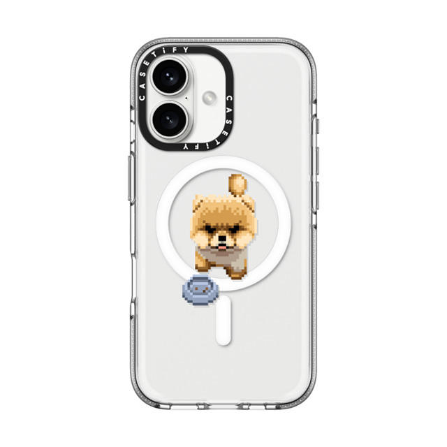 Fatbeard x CASETiFY iPhone 16 ケース クリア クリア ケース MagSafe対応 Outraged Pom-pom Father's Day Fatbeard x CASETiFY iPhone 16 ケース クリア クリア ケース MagSafe対応 Outraged Pom-pom Father's Day