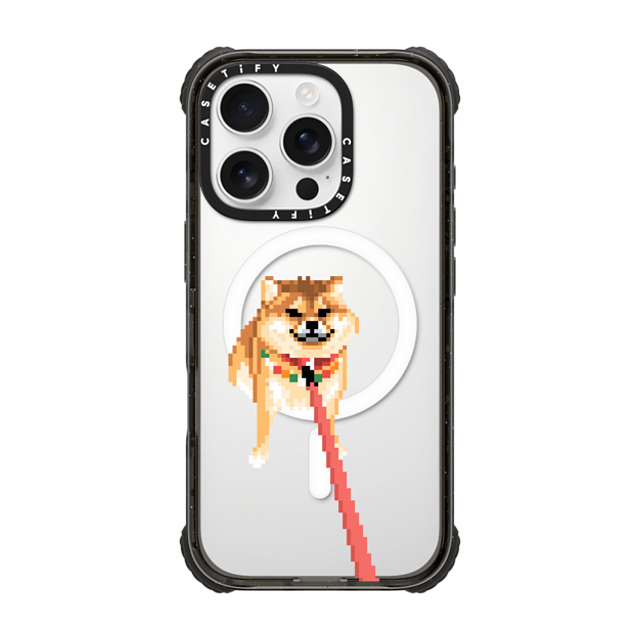 Fatbeard x CASETiFY iPhone 16 Pro Case Black ウルトラ インパクトケース MagSafe 対応 Stubborn Shiba Inu Fatbeard x CASETiFY iPhone 16 Pro Case Black ウルトラ インパクトケース MagSafe 対応 Stubborn Shiba Inu