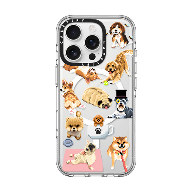 Fatbeard x CASETiFY iPhone 16 Pro ケース クリア クリア ケース MagSafe対応 Celebrating International Dog Day!