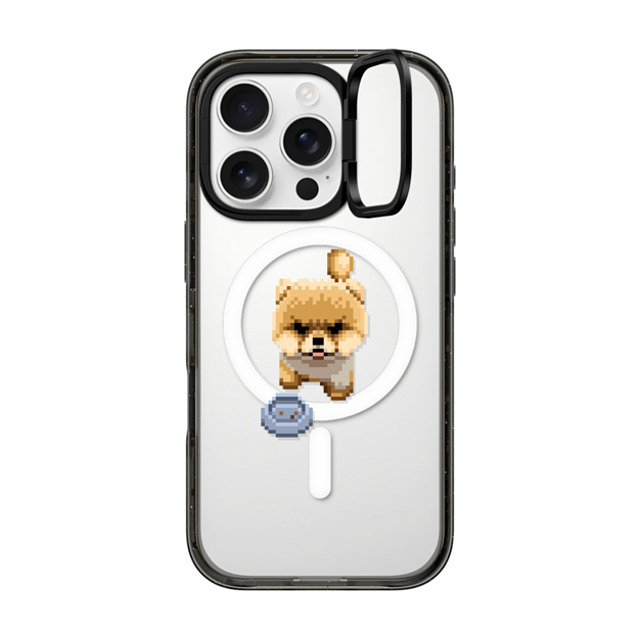 Fatbeard x CASETiFY iPhone 16 Pro ケース ブラック インパクトリングスタンドケース MagSafe対応 Outraged Pom-pom Father's Day Fatbeard x CASETiFY iPhone 16 Pro ケース ブラック インパクトリングスタンドケース MagSafe対応 Outraged Pom-pom Father's Day