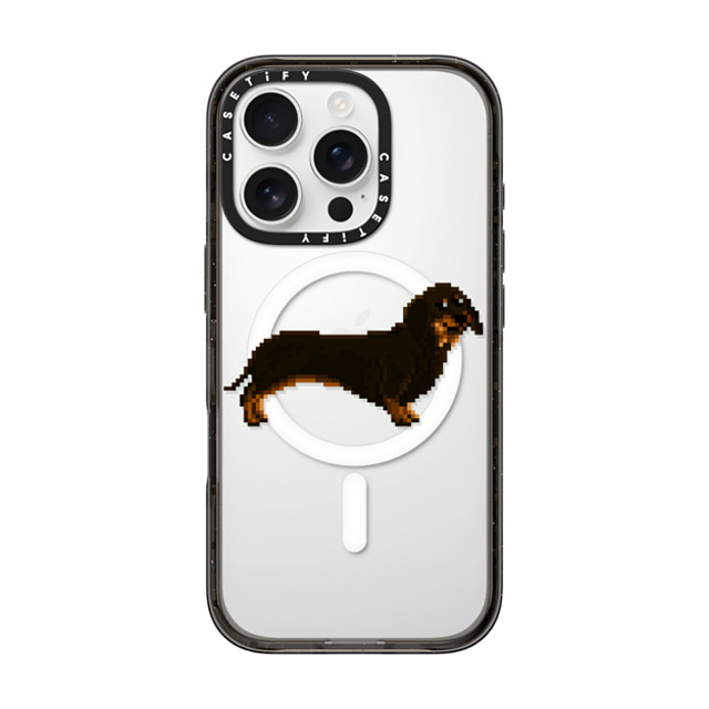 Fatbeard x CASETiFY iPhone 16 Pro ケース ブラック インパクトケース MagSafe対応 Wiener on the Move