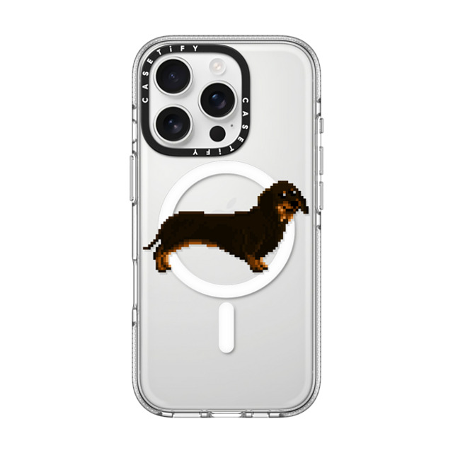 Fatbeard x CASETiFY iPhone 16 Pro ケース クリア クリア ケース MagSafe対応 Wiener on the Move