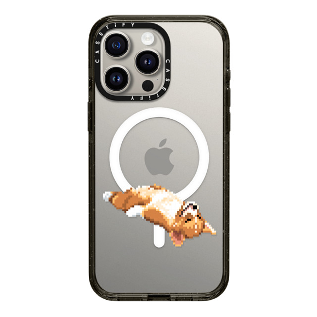 Fatbeard x CASETiFY iPhone 15 Pro Max ケース ブラック インパクトケース MagSafe対応 My Design #104