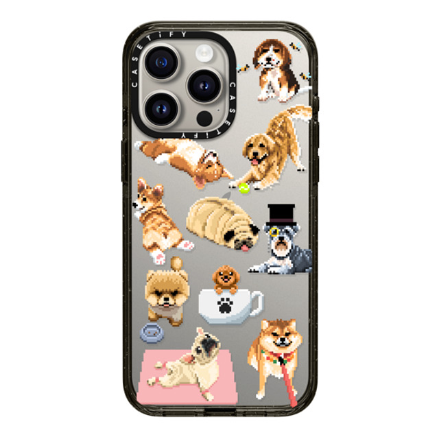 Fatbeard x CASETiFY iPhone 15 Pro Max ケース ブラック インパクトケース Celebrating International Dog Day!