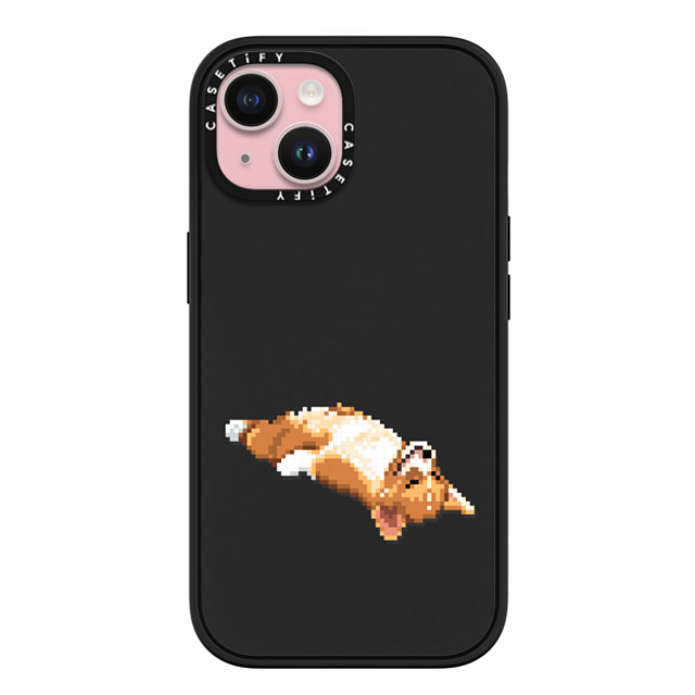 Fatbeard x CASETiFY iPhone 15 ケース マットブラック インパクトケース MagSafe対応 My Design #104