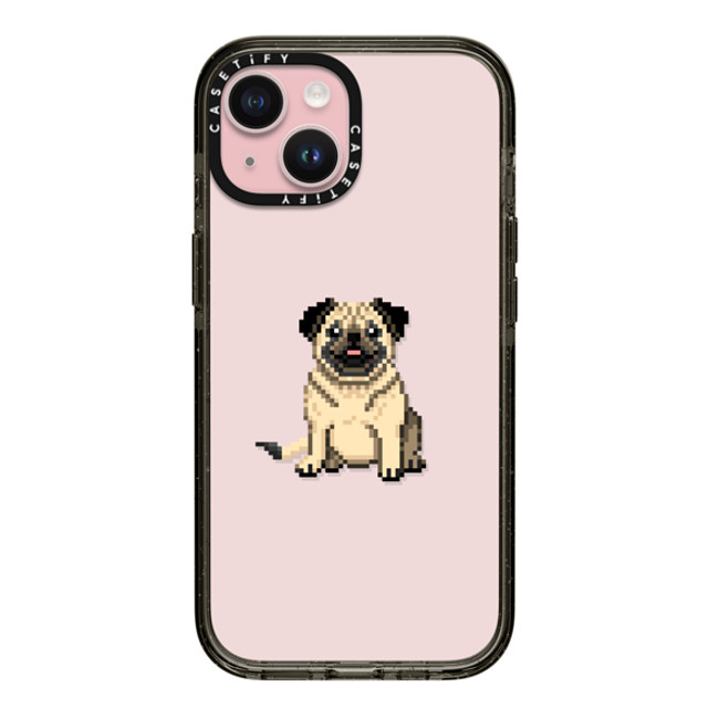 Fatbeard x CASETiFY iPhone 15 Case Black Impact Case Photogenic Pug Mother's Day Fatbeard x CASETiFY iPhone 15 Case Black Impact Case Photogenic Pug Mother's Day