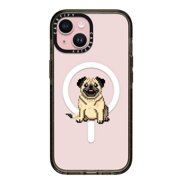 Fatbeard x CASETiFY iPhone 15 ケース ブラック インパクトケース MagSafe対応 Photogenic Pug Father's Day Fatbeard x CASETiFY iPhone 15 ケース ブラック インパクトケース MagSafe対応 Photogenic Pug Father's Day