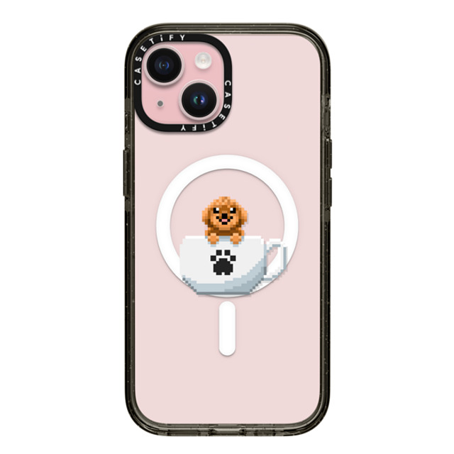 Fatbeard x CASETiFY iPhone 15 Case Black Impact Case MagSafe Compatible Teacup Toy Poodle Mother's Day Fatbeard x CASETiFY iPhone 15 Case Black Impact Case MagSafe Compatible Teacup Toy Poodle Mother's Day