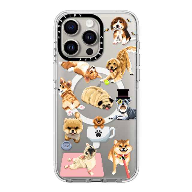 Fatbeard x CASETiFY iPhone 15 Pro Max ケース クリア クリア ケース MagSafe対応 Celebrating International Dog Day!