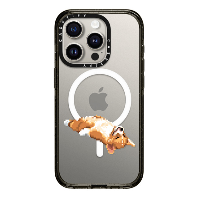 Fatbeard x CASETiFY iPhone 15 Pro ケース ブラック インパクトケース MagSafe対応 My Design #104