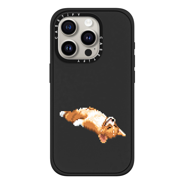 Fatbeard x CASETiFY iPhone 15 Pro ケース マットブラック インパクトケース MagSafe対応 My Design #104