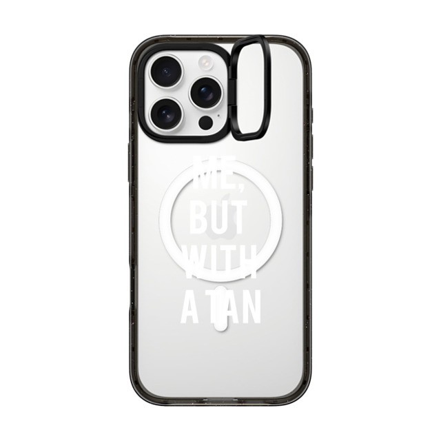 CASETiFY iPhone 16 Pro Max ケース ブラック インパクトリングスタンドケース MagSafe対応 Quote,Typography Quote,Typography ME, BUT WITH A TAN Father's Day CASETiFY iPhone 16 Pro Max ケース ブラック インパクトリングスタンドケース MagSafe対応 Quote,Typography Quote,Typography ME, BUT WITH A TAN Father's Day