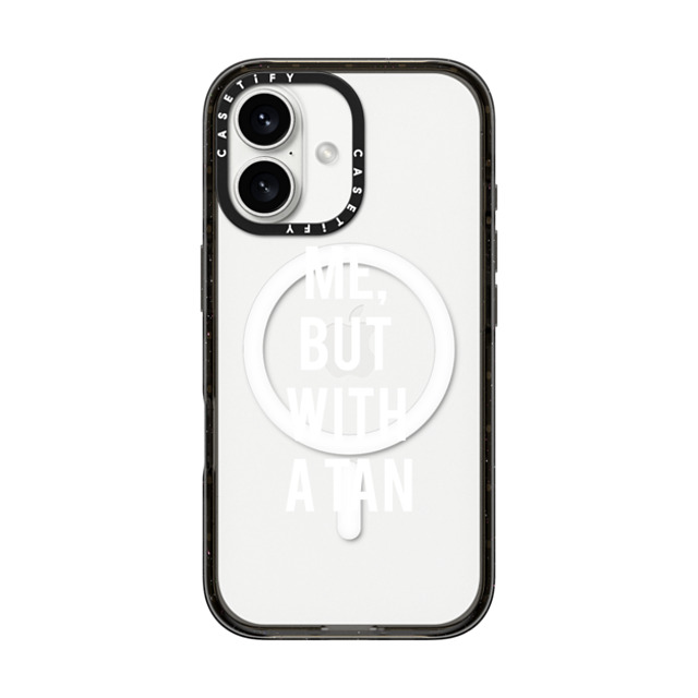 CASETiFY iPhone 16 Case Black Impact Case MagSafe Compatible Quote,Typography Quote,Typography ME, BUT WITH A TAN Mother's Day CASETiFY iPhone 16 Case Black Impact Case MagSafe Compatible Quote,Typography Quote,Typography ME, BUT WITH A TAN Mother's Day