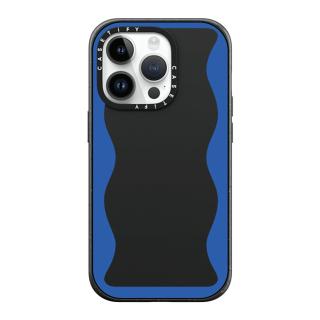 CASETiFY iPhone 14 Pro ケース マットブラック インパクトケース MagSafe対応 CASETiFY BLUE gigi a
