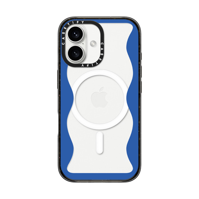 CASETiFY iPhone 16 ケース ブラック インパクトケース MagSafe対応 CASETiFY BLUE gigi a