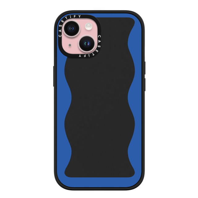 CASETiFY iPhone 15 ケース マットブラック インパクトケース MagSafe対応 CASETiFY BLUE gigi a
