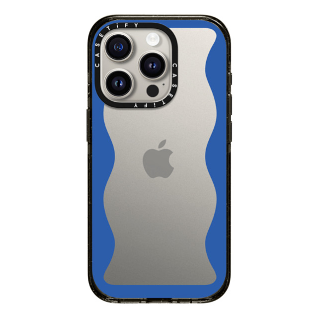 CASETiFY iPhone 15 Pro ケース ブラック インパクトケース CASETiFY BLUE gigi a
