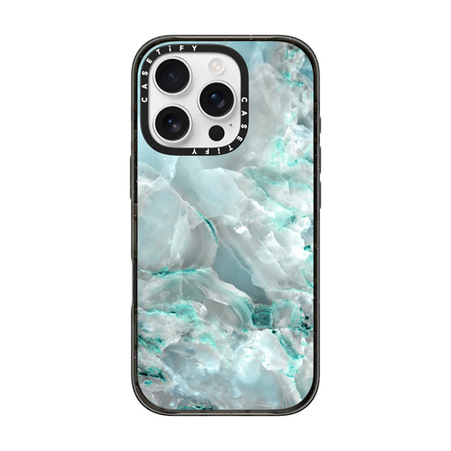 CASETiFY iPhone 16 Pro �P�[�X �u���b�N �C���p�N�g�P�[�X MagSafe�Ή� Minimalism Minimalism marble046