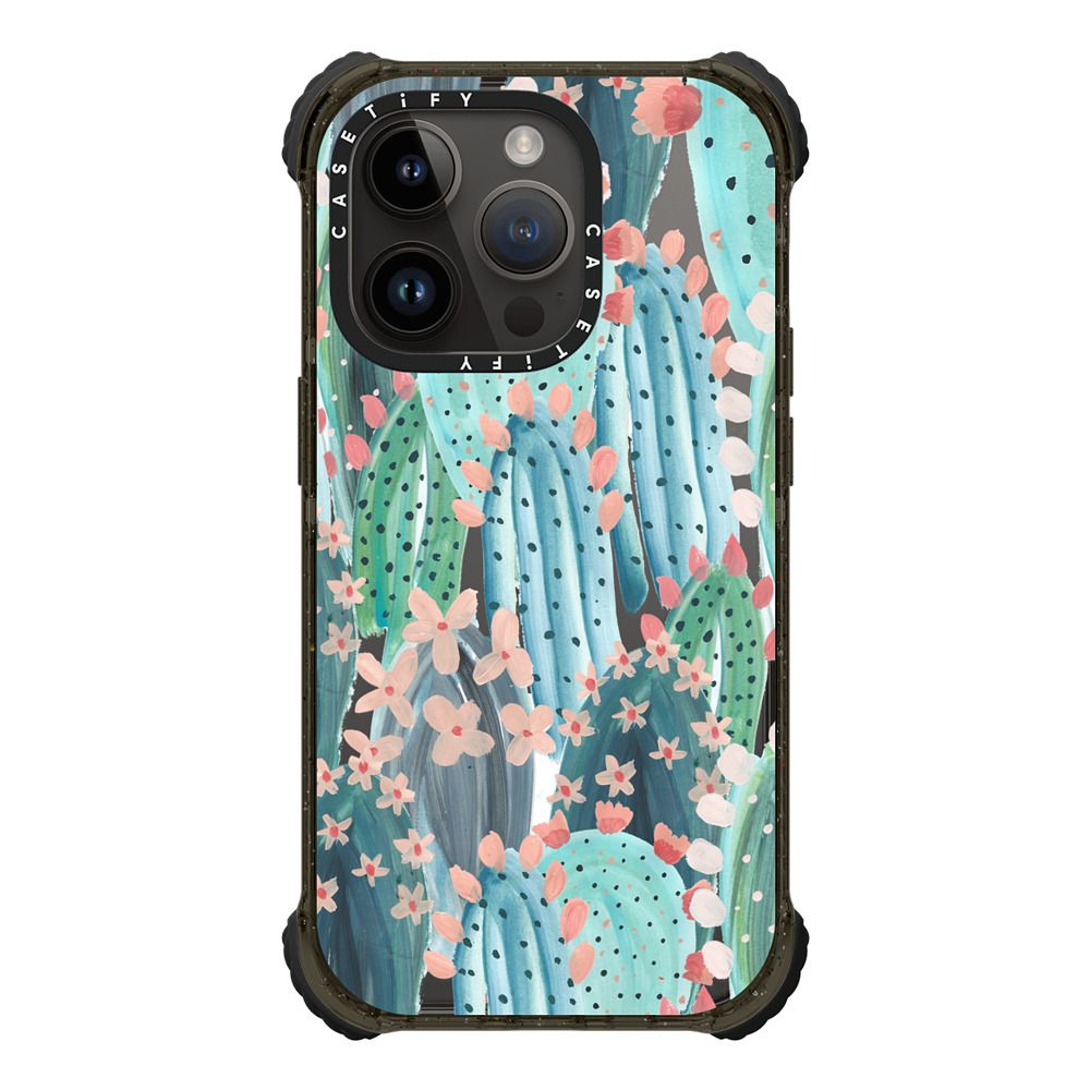 MagSafe Compatible Ultra Impact iPhone 14 Pro Case - Cacti