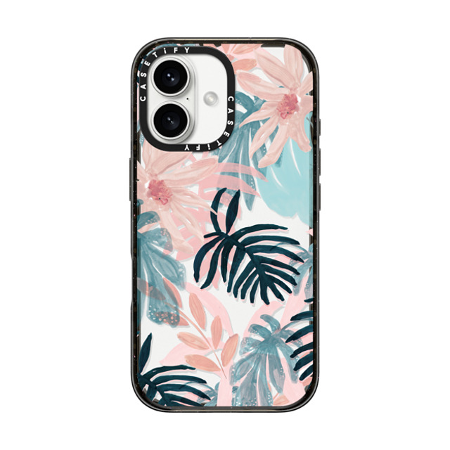 designlovefest x CASETiFY iPhone 16 Case Floral,Fine Art Black Impact Case Pink Spring Mother's Day designlovefest x CASETiFY iPhone 16 Case Floral,Fine Art Black Impact Case Pink Spring Mother's Day