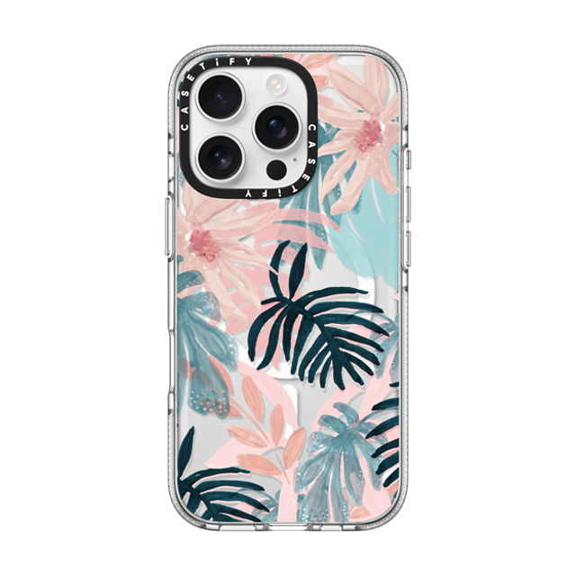 designlovefest x CASETiFY iPhone 16 Pro Case Floral,Fine Art クリア クリア ケース MagSafe対応 Pink Spring Back to School designlovefest x CASETiFY iPhone 16 Pro Case Floral,Fine Art クリア クリア ケース MagSafe対応 Pink Spring Back to School