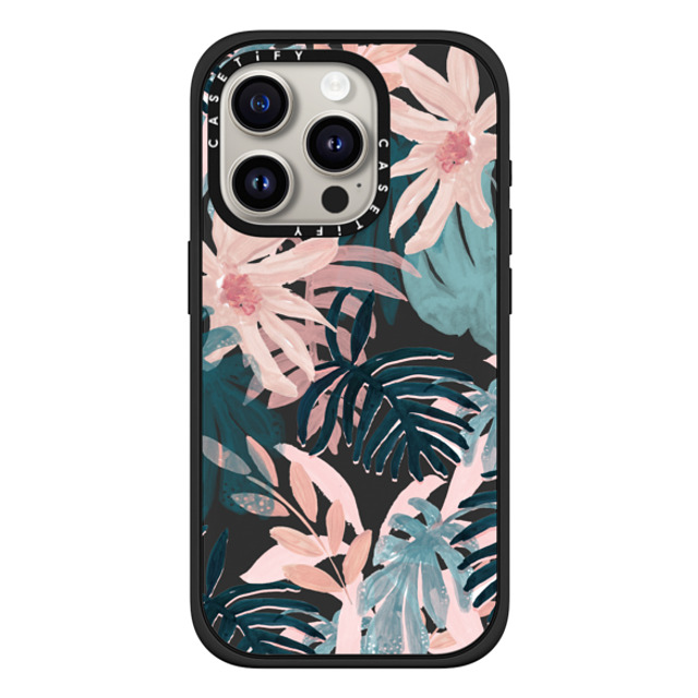designlovefest x CASETiFY iPhone 15 Pro Case Floral,Fine Art Matte Black Impact Case MagSafe Compatible Pink Spring Back to School designlovefest x CASETiFY iPhone 15 Pro Case Floral,Fine Art Matte Black Impact Case MagSafe Compatible Pink Spring Back to School