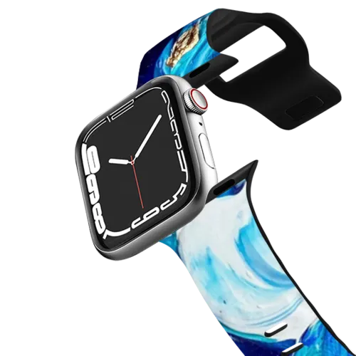 Apple Watch Series 7-9 (45mm) - Frosted Iwatch Band By Ann Upton Art
