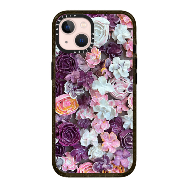 Ann Upton Art x CASETiFY iPhone 13 ケース ブラック インパクトケース In Bloom by Ann Upton Art